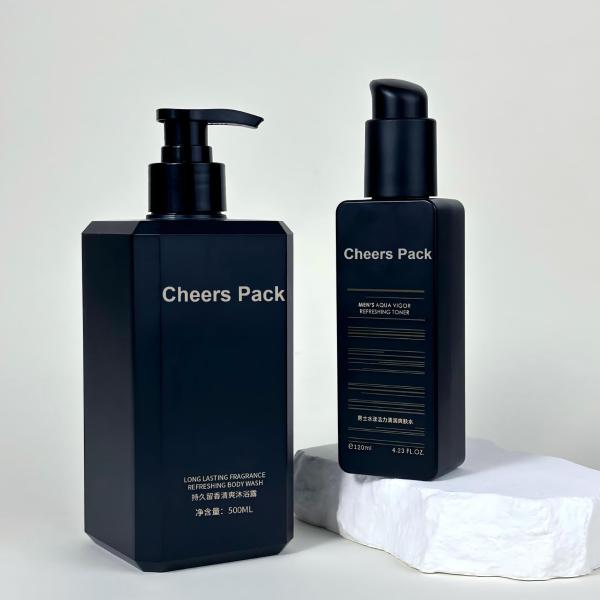 PETG Bottles For Cosmetic Cream Lotion Essence With Pump Wholesale PETG Cosmetic Bottles