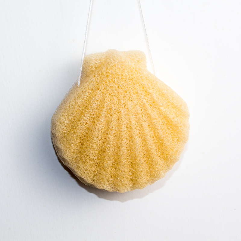 Губка зеленого чая ливня Konjac извлекает губку Cleanser кожи угорь ровную