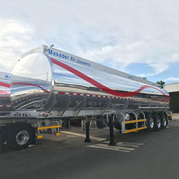 2/3 Axle 30000L Tanker Semi Trailer Carbon Steel/Stainless Steel/Aluminum Alloy For Oil/Fuel/Diesel/Gasoline/Crude/Water/Milk  Customized