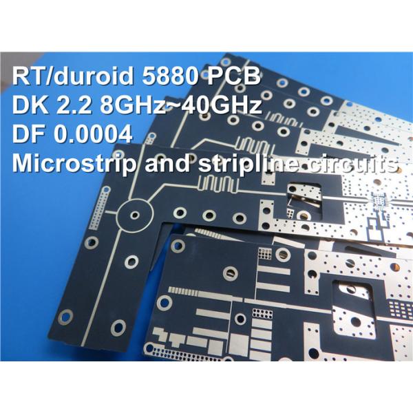 RT/Duroid 5880 15mil 0.381mm Rogers High Frequency PCB for Millimeter Wave
