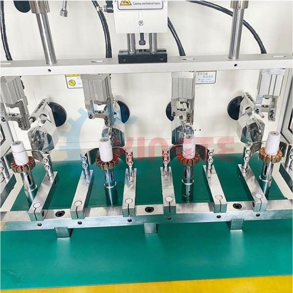 High Speed CNC Ceiling Fan Coil Winding Machine Automatic With 6 Working Stations