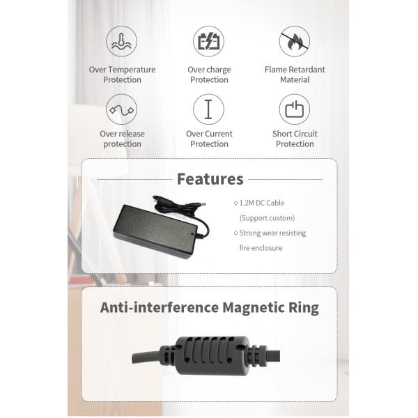 UL CUL FCC CE ROHS GS KS SAA CB Certified Desktop DC Adaptor 36V 28V 24V 12V 4A 5A 6A 7A 8A 9A 10A Power AC Adapter