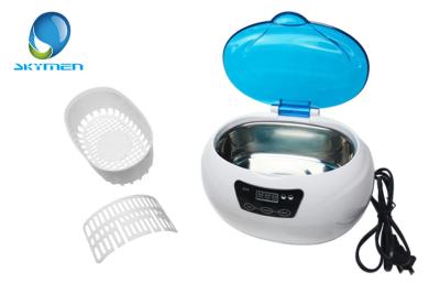máquina portátil da limpeza 600ml ultra-sônica para a jóia/relógio/dentadura