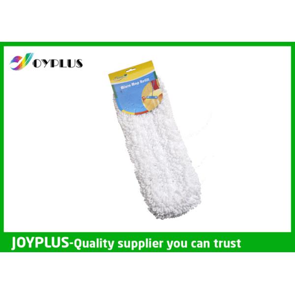 Light Weight Microfiber Dust Mop Pads , Washable Mop Pads With BSCI Certificate