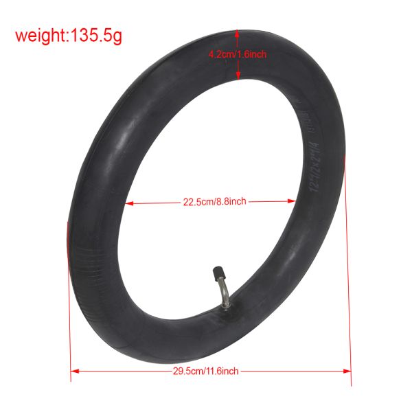12 1/2x2 1/4 Electric Scooter Inner Tube Durable Rubber For Kids' Electric Scooters