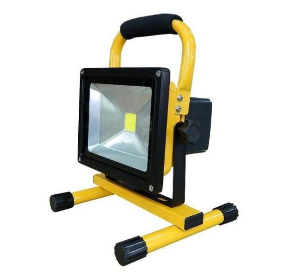 20W Portable Commercial Outdoor Flood Lights , Rechargeable Led Floodlight