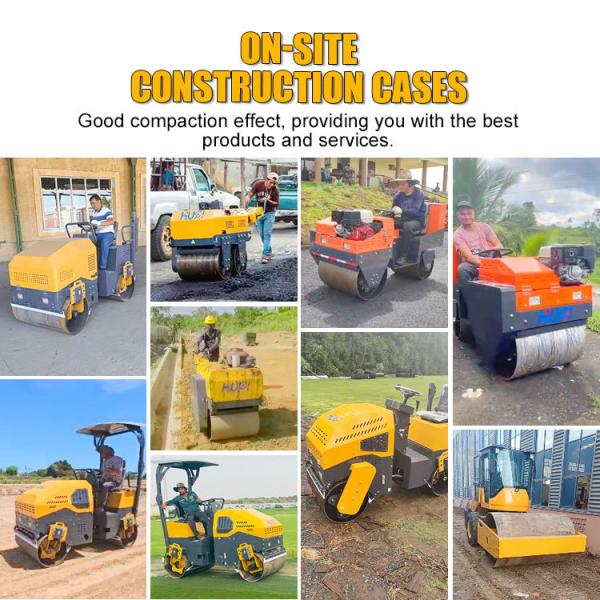 Chinese Factory Diesel Engine Ride-on Mini Road Roller Compactor 1Ton 2Ton 3Ton 5Ton Vibratory Asphalt Roller for Sale