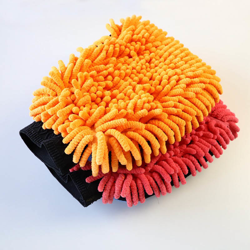 Free Sample Auto Detailing Products Car Cleaning Mitts Gloves For Car Detailing