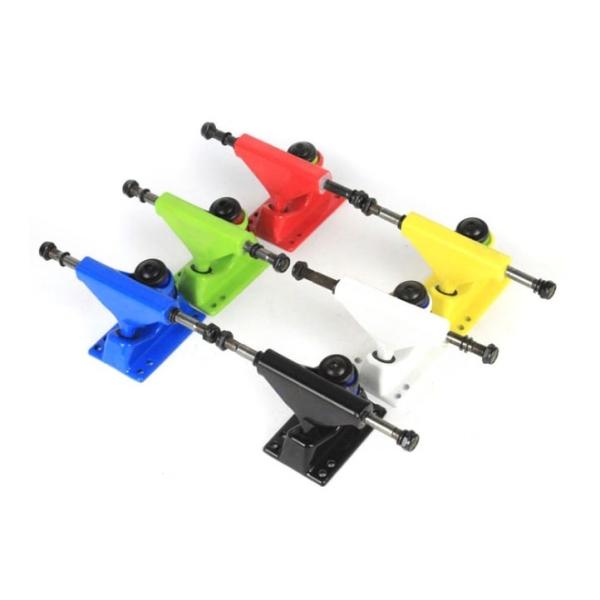 3.25inch Unpolished Aluminum Skateboard Trucks Set Silver Graphics