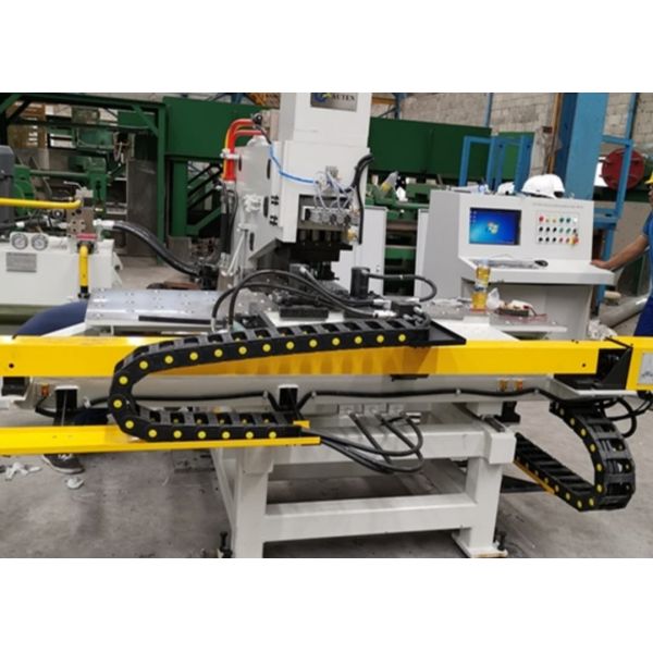 40mm Drilling Plate Thickness Tower Connection CNC Hydraulic Plate Punching Machine 4 Die-Stations
