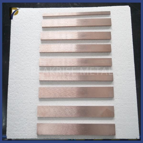 Material grosso de cobre do dissipador de calor da folha da folha 0.5~20mm MoCu da liga do molibdênio Mo80Cu20