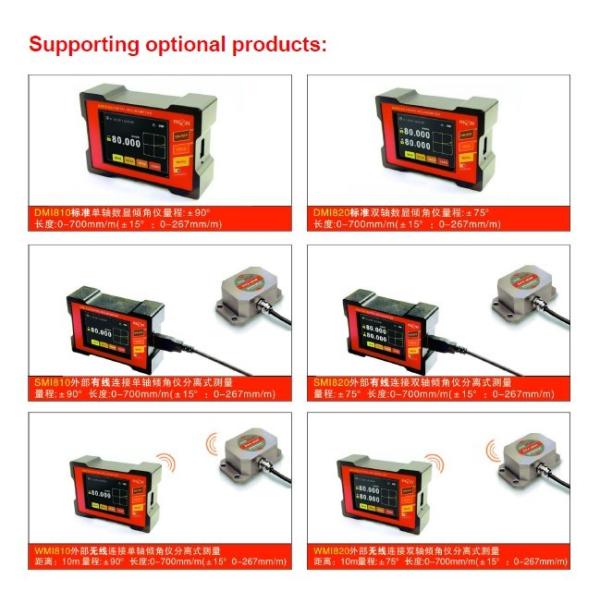 Автоматические данные по уклономера цифров высокой точности угла хранят ранг индустрии