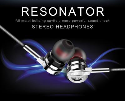 D05 Earphone Zinc Alloy HiFi Earphone In Ear Earphones fone de ouvido BASS Metal DJ MP3 Headset auriculares audifonos St