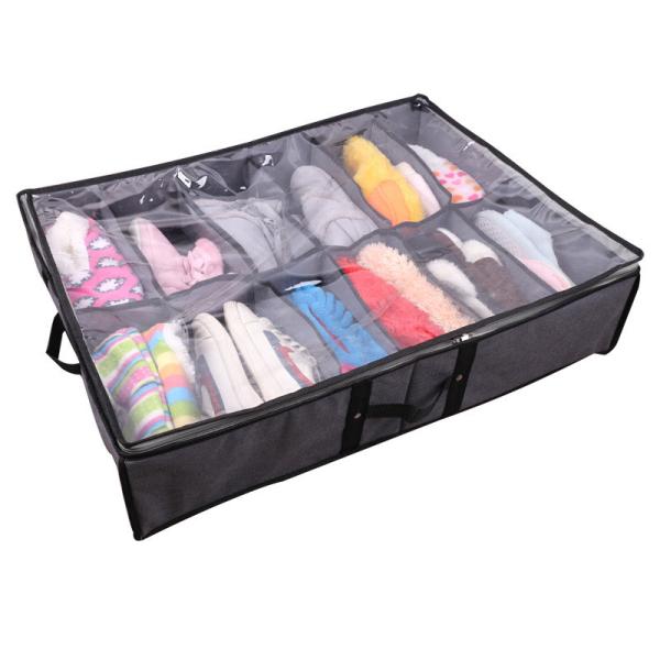 68*55*14cm Under Bed Shoe Storage Organizer Household Storage Organization