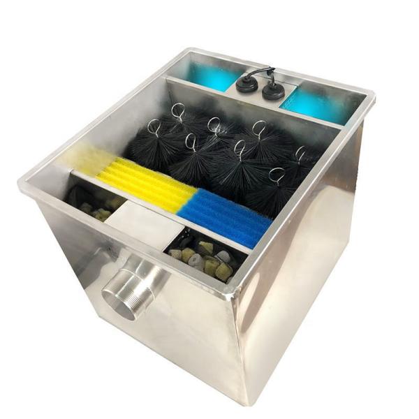 Outdoor Stainless Steel Koi Pond Water Circulation System 2000LPH