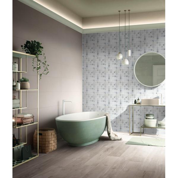 Mosaico de Piedra Natural Elegante de 300x300mm para Salón y Balcón