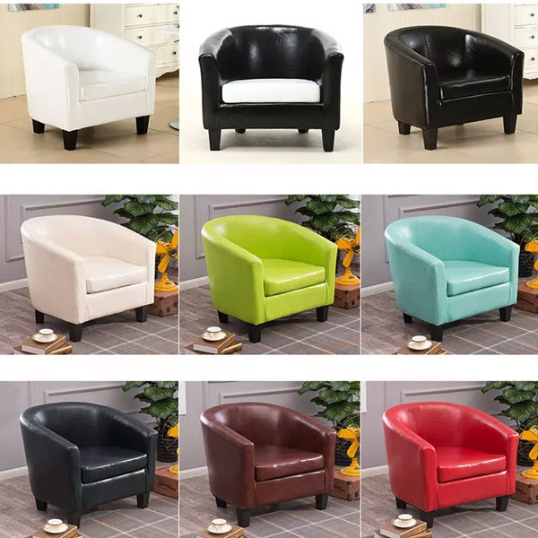 Marco moderno de cuero de Weedtree de la butaca del PVC solo para el club Seat del restaurante