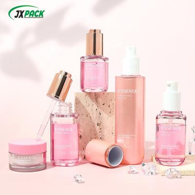 Soins de la peau Cosmétiques Pompe à pulvérisation en PET Bouteille 30 ml 60 ml Bouteilles gouttelettes en plastique