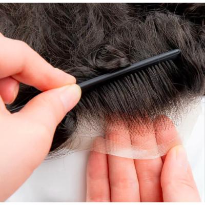 Hollywood- Male Hair Prosthesis france Lace PU Natural Hairline Human Hair Toupee Man Wig Durable Systems