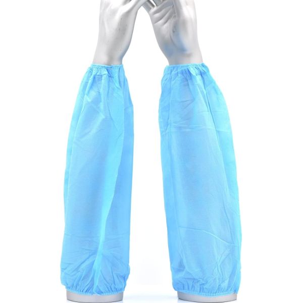 Hubei Haixin Non-woven Disposable Sleeve Cover Suppliers PP PE Waterproof and Anti-Slip Gloves Wholesale Isolation Over Sleeves