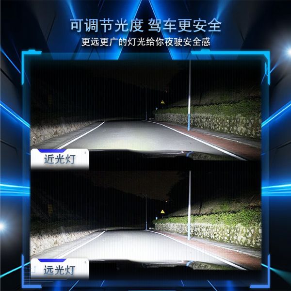 H7 120W Ultra Bright LED Headlight 12000LM Dual Copper Cooling Car Light