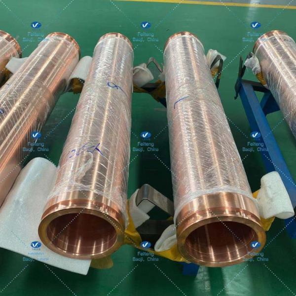 155*125*888mm Tube Shaped Copper Target High Malleability