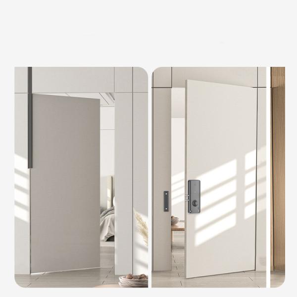 Customized Touchpad Invisible Smart Wifi Keyless Door Lock Punch Free 60mm