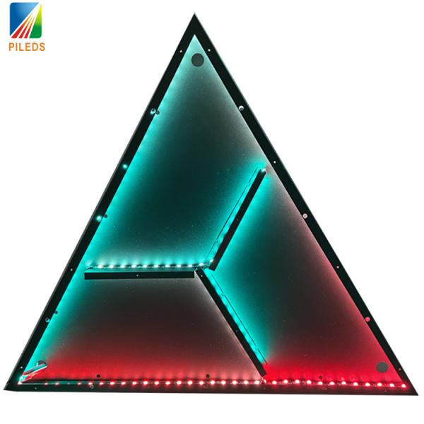 DC12V 入力電圧 LED Spi マトリックス 三角 ピクセル ディスコ 背景 壁カーテン パネル 14 ビット グレースケール