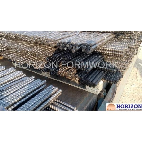 OEM Formwork Tie Rod System For Construction , Dywidag Thread Bar 145KN Load