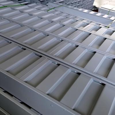 50-200mm Corrugated Cable Tray Fireproof Customized Length Maximum Workload As Needed