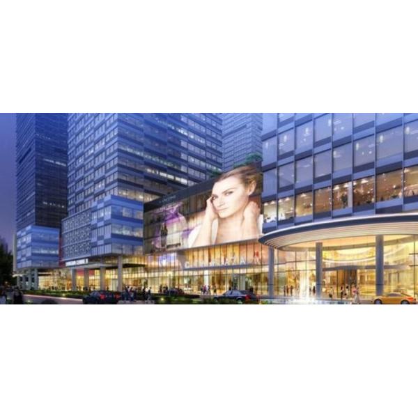 480X256mm Adhesive LED Screen , P8 Color Transparent LED Film