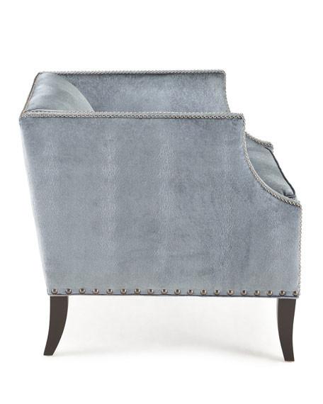 French provincial wooden living room chair uphostered velvet hotel accent living room chair