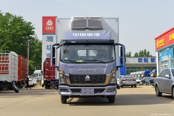 Sinotruk HOWO Commander 4X2 Camion frigorifique à caisson 160 chevaux Euro 3