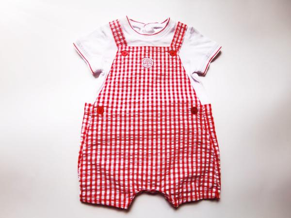 Adjustable Straps Baby Boy Two Piece Outfits Snaps Side Neck