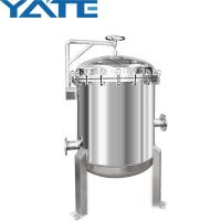 haut filtre industriel de cartouche de l'écoulement 304 316 logeant le double logement pour le traitement de l'eau