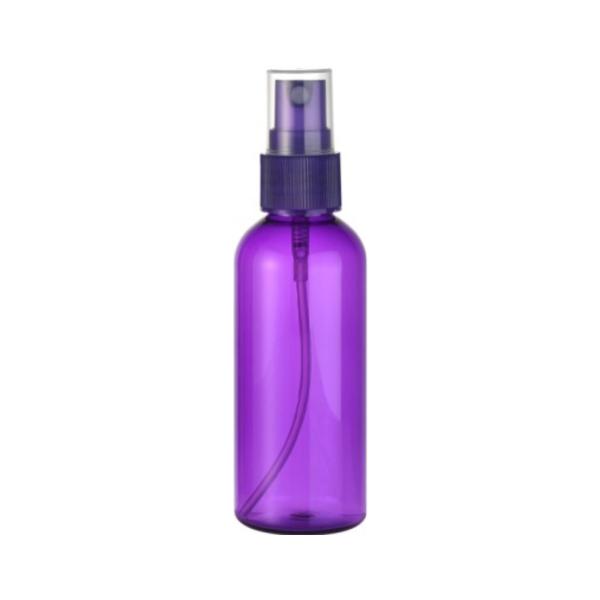 Mercado de serigrafia 120ml PET garrafa de bomba de plástico com bomba preta e cor âmbar