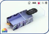 Boîte de papier de tiroir de paquet de cadeau de savon de parfum Tiroir de ruban d'impression de la boîte 4c