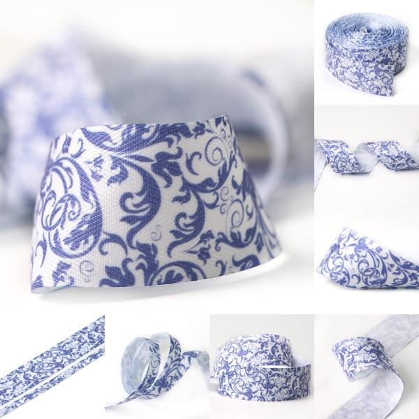 Polyester Cotton Sublimation Printed Vintage Ribbon for Eco-friendly EMS Shipping EMS