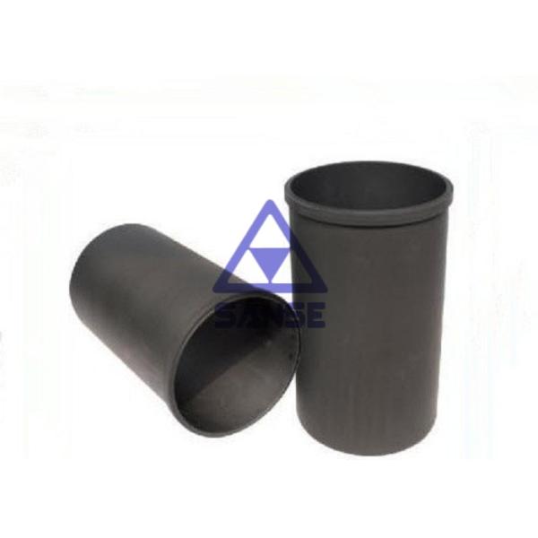 White Or Black 6 Cylinders S6D125 Engine Liner , Komatsu Diesel Engine Parts