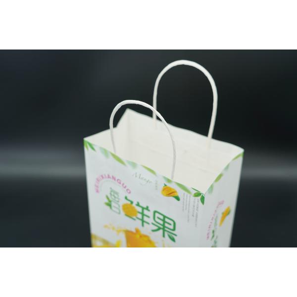 Sturdy Biodegradable Kraft Paper Bags Eco Friendly Materials Choice