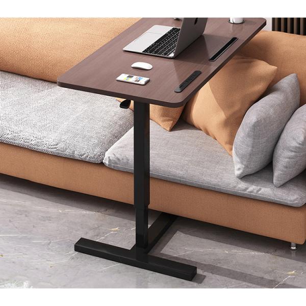 Custom Design Mini Bar Counter Wood Laptop Standing Desk with Manual Height Adjustment