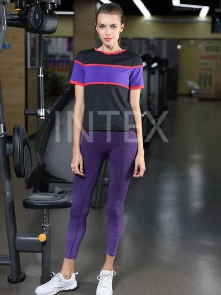 Anti Odor Microfiber Yoga Workout Shirts Breathable Lightweight