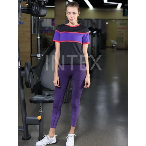 Anti Odor Microfiber Yoga Workout Shirts Breathable Lightweight