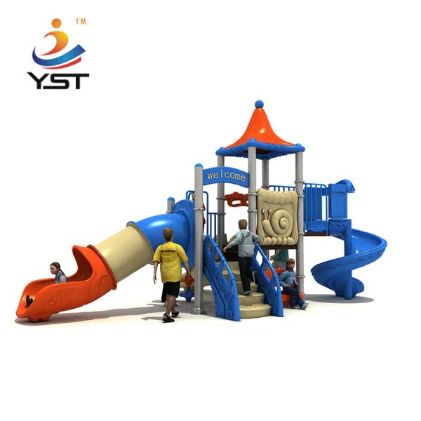 PVC ASTM покрыл пластиковое скольжение спортивной площадки детей для детей
