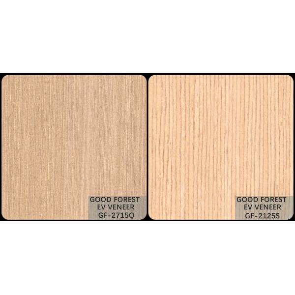 Проектированный деревянный цвет прямого зерна дуба облицовки облицовки EV естественный