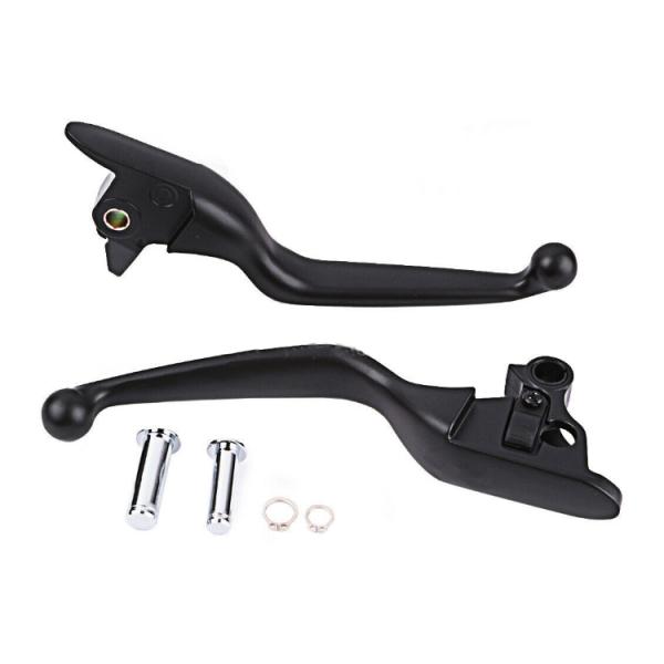 Aluminum Alloy Motorcycle Hand Control Levers Kit for Harley Deluxe FLDE Perfect Fit