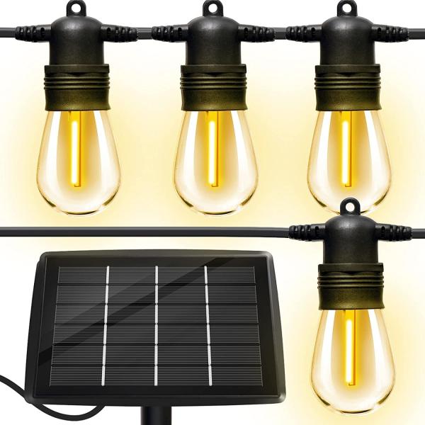 Weatherproof 50Ft Vintage Edison Bulbs With 16pcs Shatterproof Bulbs