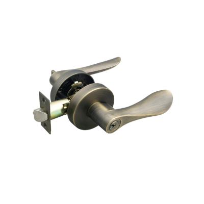 Interior Door Handle Lock Kit Home Office Stainless Steel Door Lever Handle Lock Single Side Lock