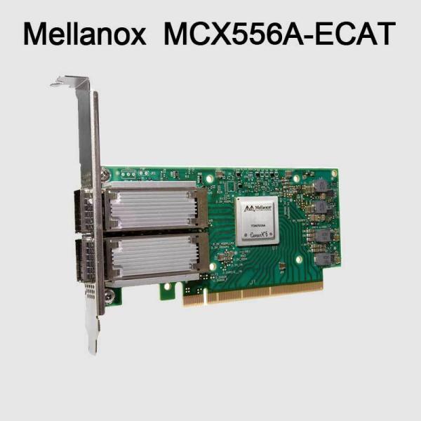 ConnectX-5 VPI Adapter Mellanox Network Card EDR IB 100GbE Dual Port QSFP28 PCIe3.0 MCX556A-ECAT