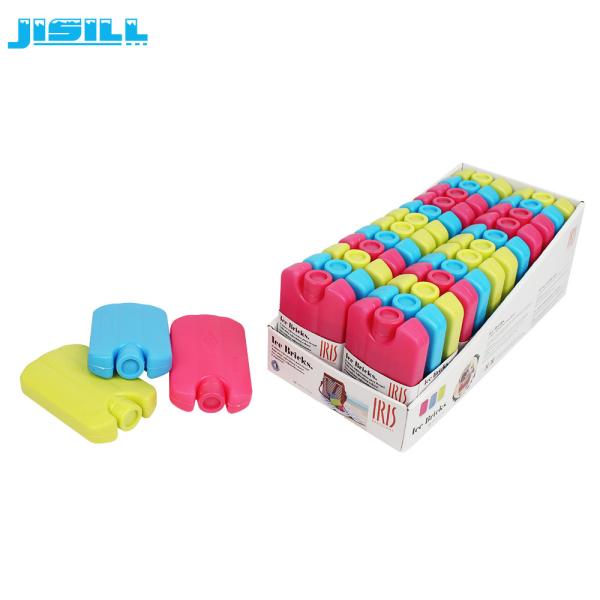 Mini Ice Packs with hard shell HDPE material reusable cooling gel packs ideal for lunch bags frozen food and medical cold storage